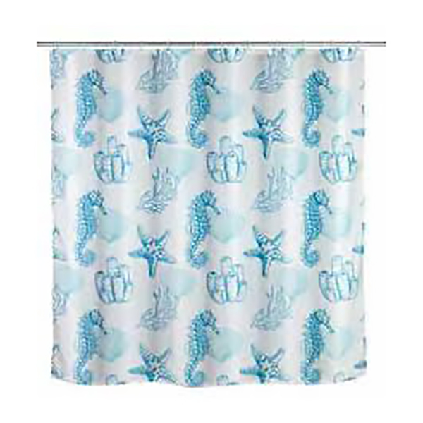 RIDEAU DE DOUCHE 180X200 LAGOA POLYESTER