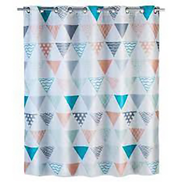 RIDEAU DE DOUCHE 180X200 FASHION FLEX ANTI MOUSISSURE