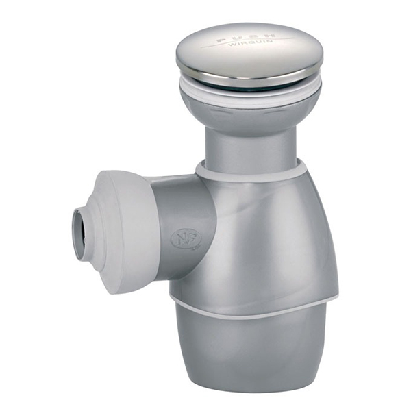 TOUT EN 1 ENSEMBLE LAVABO QUICK CLAC CHROME SANS TROP PLEIN