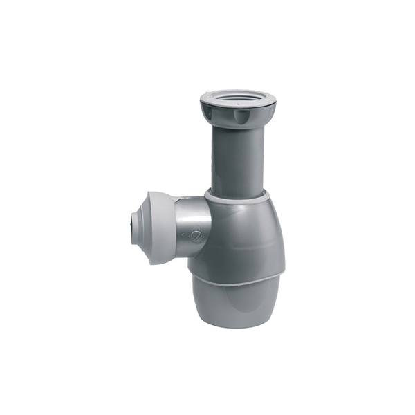 TOUT EN 1 SIPHON UNIVERSEL EVIER LAVABO GRIS