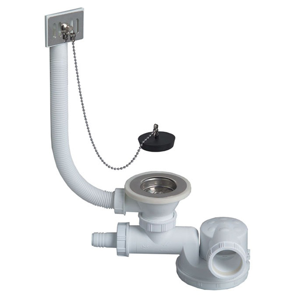ESPACE VIDAGE EVIER D60 PANIER 1 BAC BONDE A BOUCHON