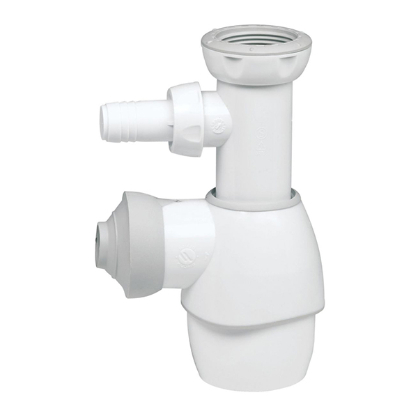 SIPHON TOUT EN UN PRISE MACHINE A LAVER BLANC/GRIS
