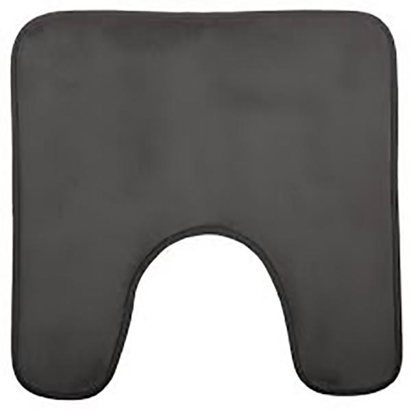 TAPIS CONTOUR WC MEMOIRE 48X48 GRIS