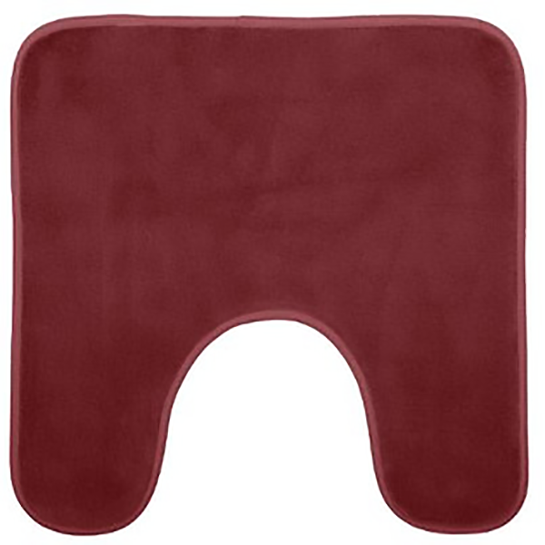 TAPIS CONTOUR WC MEMOIRE 48X48 TERRACOTTA