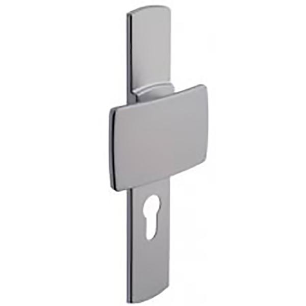 ENSEMBLE PORTE PALIERE MUZE ENTRAXE 195MM TROU DE CYLINDRE