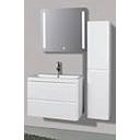 MEUBLE SDB SUSPENDU #SARAH 800*460*500 MM AVEC VASQUE  A ENCASTRER ET MIROIR 800*700  + COLONNE 350*300*1200