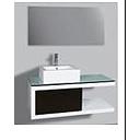 MEUBLE SDB SUSPENDU #OLIVIA  1100*480*530 AVEC VASQUE  A POSER ET MIROIR 1000*4*600
