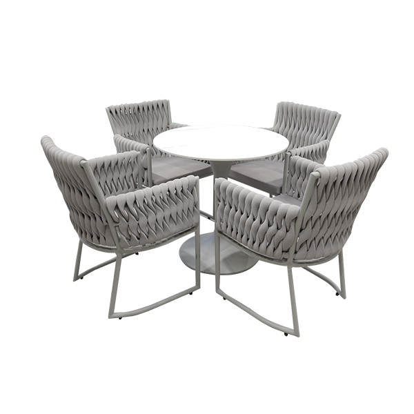 ENSEMBLE TABLE RONDE + 4 CHAISES