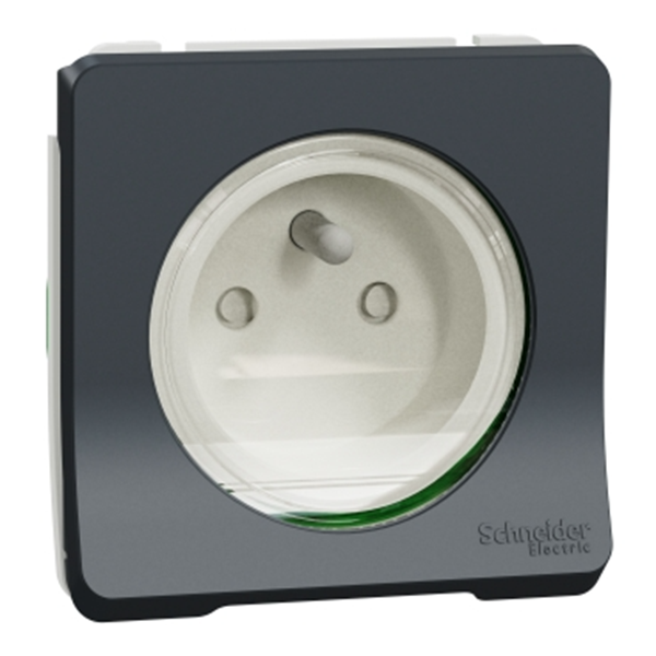 APPAREILLAGE MUREVA PC 2PT FR, COMPOSABLE, GRIS