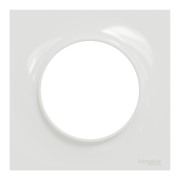 APPAREILLAGE ODACE PLAQUE STYL BLANC 1 POSTE