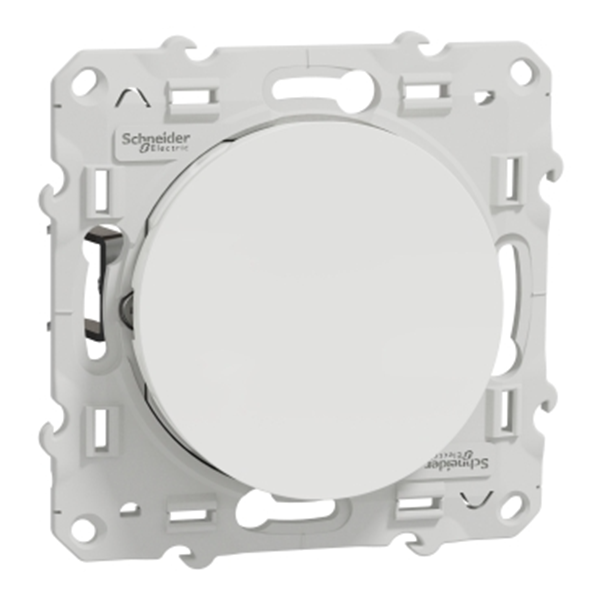 APPAREILLAGE ODACE BOUTON  POUSSOIR BLANC GRIFFES