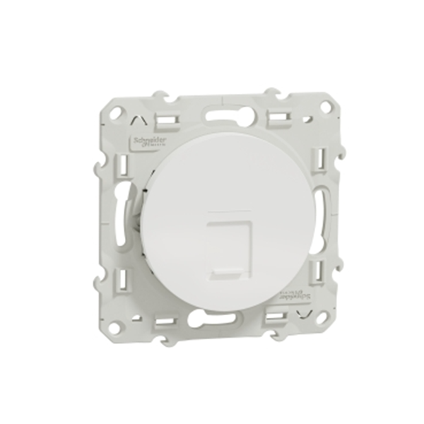APPAREILLAGE ODACE RJ45 UTP BLANC GRIFFES