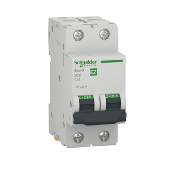 EASY9 MCB XP 2P 4500  A C CURVE 16A