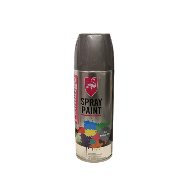 PEINTURE A BOMBE MEDIUM GREY N°22 F056