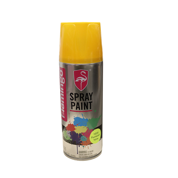 PEINTURE A BOMBE FLUORESCENT YELLOW N°1005 F056