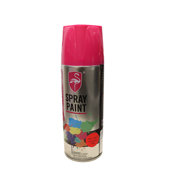 PEINTURE A BOMBE FLUORESCENT RED N°1001 F056