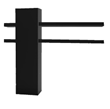 ELEMENT SUSPENDU 1 PORTE+4 TABLETTES 152x125x30 N°46 ELECTRA 38
