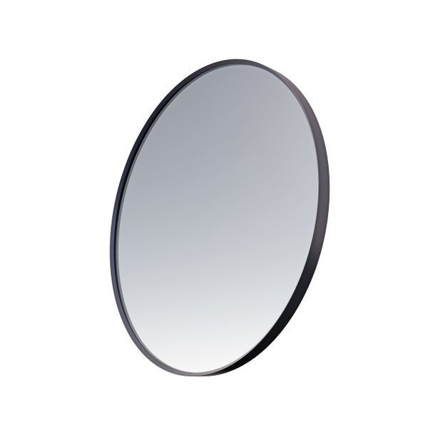 MIROIR ROND NOIR C=2