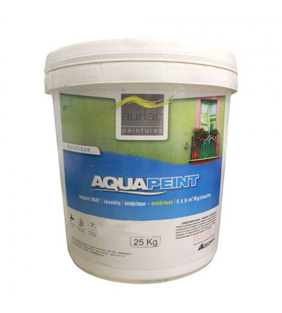 AQUAPEINT EXT BLANC 25KG