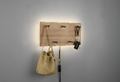MIRROIRS ROMY INCL. 8W LED GARDEROBE ILLUMINEE BOIS 40x20x9,2CM