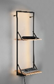 MIRROIR BECKY INCL. 10W LED ETAGERE ILLUMINEE BOIS 32x74x30CM