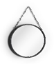 MIROIR A CADRE NOIR D25,5CM