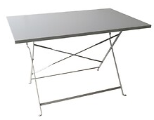 TABLE BALCON MADERA GRISE
