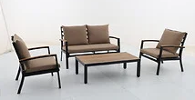 SALON BAS ALU 4PCS BELIZE