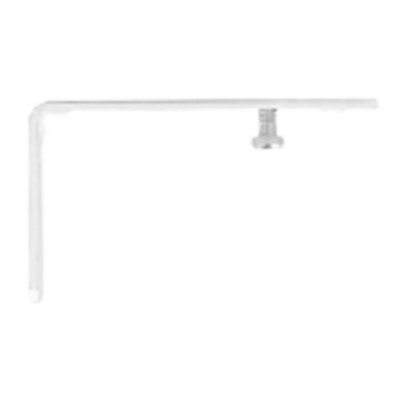 2 SUP.EQUERRE 115MM BLANC RAIL EXPRESS BLANC 95x215x20mm