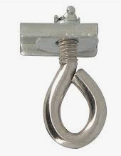 2 ARRETS DE FIN RAIL EXPRESS BLANC 95x115x15mm