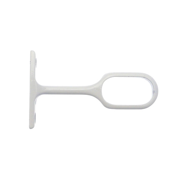2 SUPPORTS MTL DRESSING 30X15 BLC 55MM BLANC 95x165x20mm