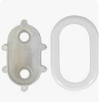 1 NAISS MTL BAGUE AMOV DRES 30X15 BLC BLANC 95x115x20mm