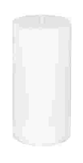 BOUGIE RND RUSTIC BLANC 6.8X14