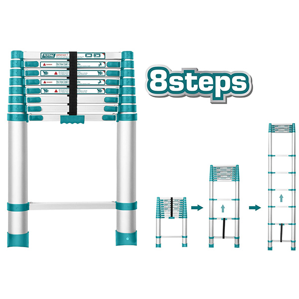 ECHELLE TELESCOPIQUE 8 ECHELONS