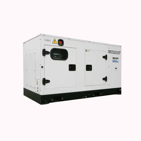 GROUPE ELECTROGENE 26 KVA DIESEL 380V SILENCIEUX AVEC INVERSEUR DEMARRAGE ELECTRIQUE FIRMAN