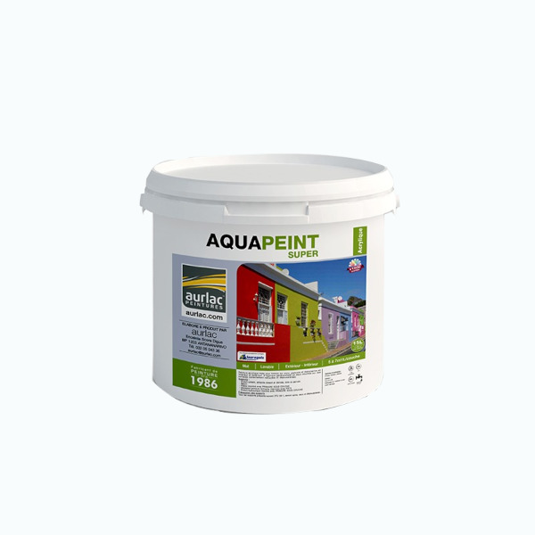Aquapeint Super blanc  INT/EXT en boîte de 2.5 litres
