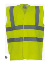 ] GILET DE SECURITE FLUORESCENT JAUNE - TAILLE L (copie)