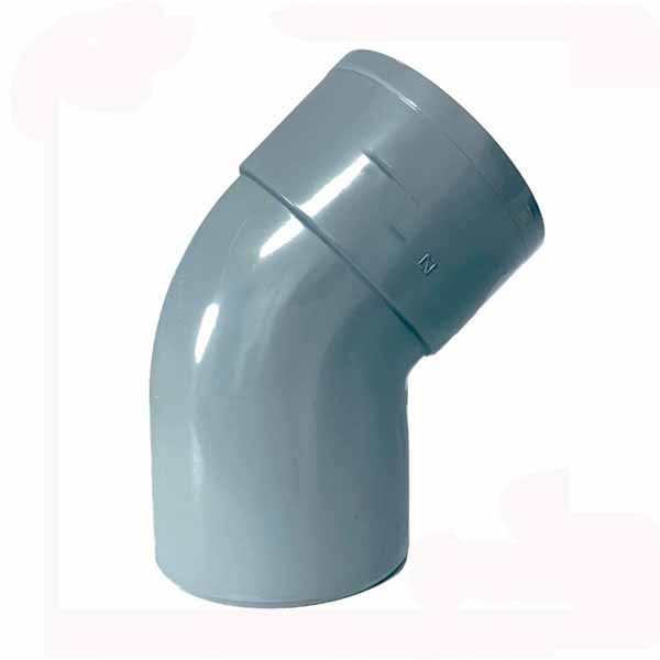 COUDE PVC EVACUATION 45 MF D40 CHINE