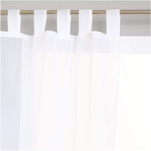 VOILAGE PATTES BLANC140X240 X2