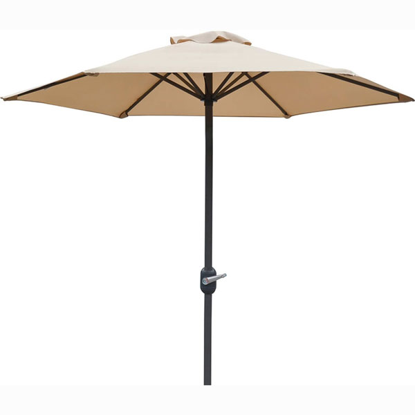 PARASOL 3M - D38MM - 6 BALEINES EN ACIER - TOILE 180G EN POLYESTER NO36 - Kaki