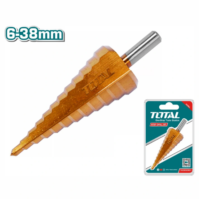 FORET CONIQUE POUR METAL 6-38MM (BLISTER 1PC)
