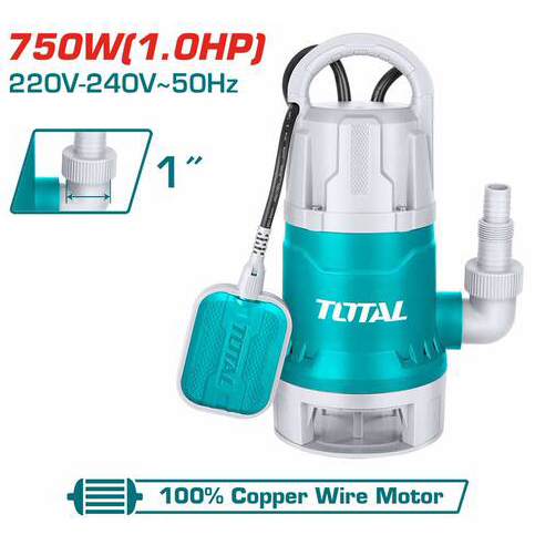 POMPE IMMERGEE VIDE-CAVE 750W 217L/min - 8M - eaux usées