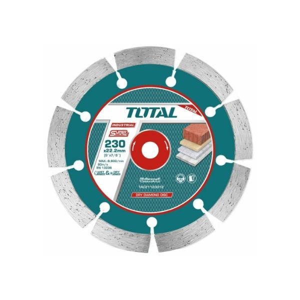 DISQUE DIAMANTE SEGMENTE 180(7-)*22MM POUR BETON ( INDUSTRIEL )