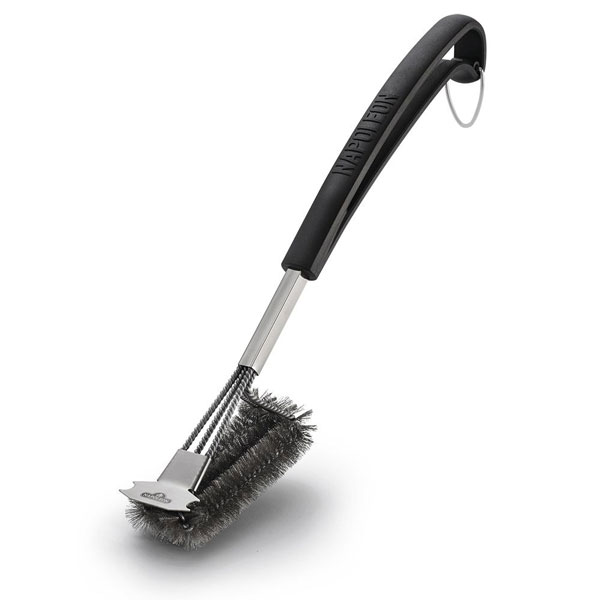 Brosse a gril a trois rangees