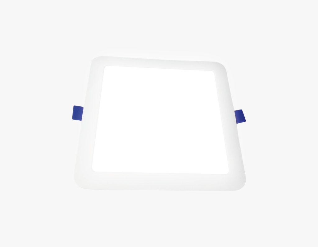 LUMINAIRE A ENCASTRER 2 EN 1 CARRE 6W 6500K