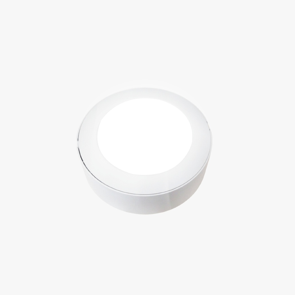 LUMINAIRE APPARENT 2 EN 1 ROND 6W 6500K