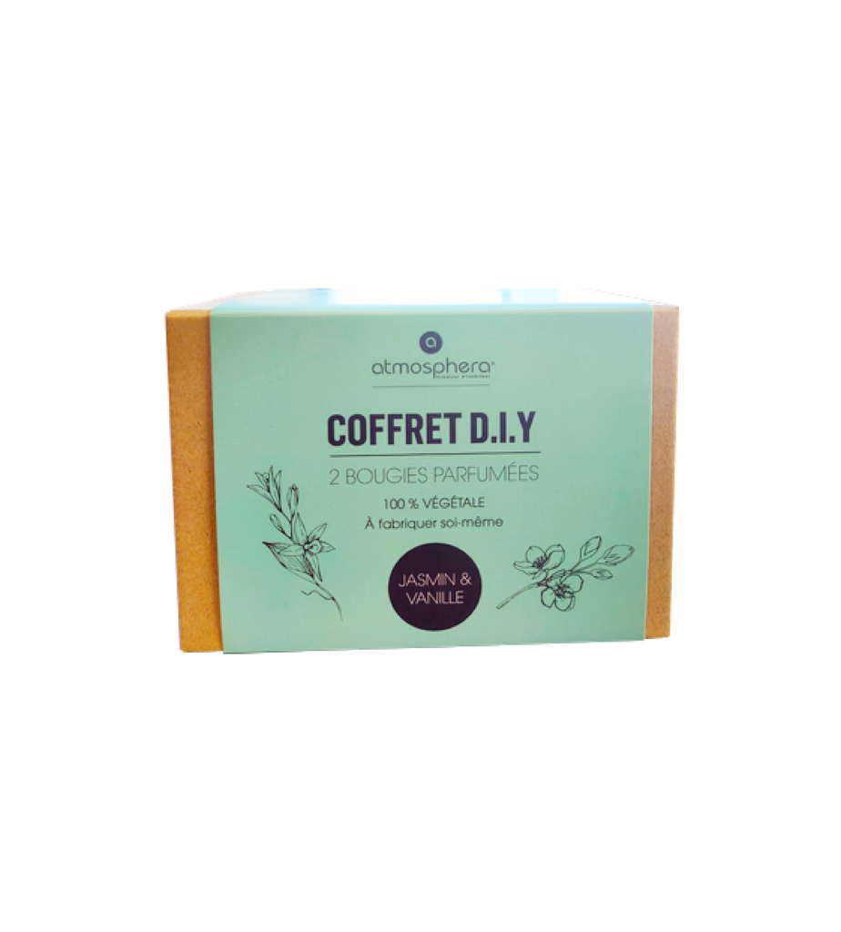 COFFRET DIY BOUGIE PARFUMEE CIRE VEGETALE
