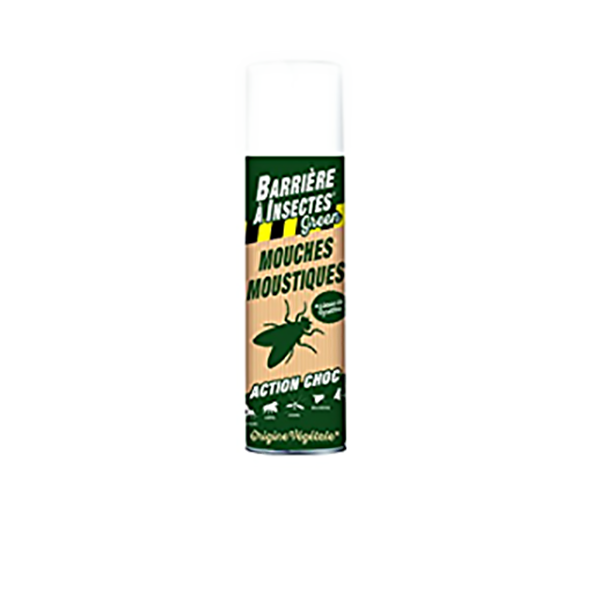 Aérosol anti mouches et moustiques 400ML - Origine végétale - BAI (12/crtn)