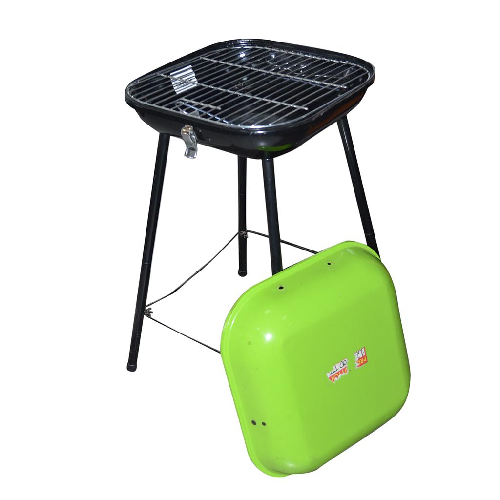 BARBECUE ACIER PIC NIC SUR PIEDS 36X36CM