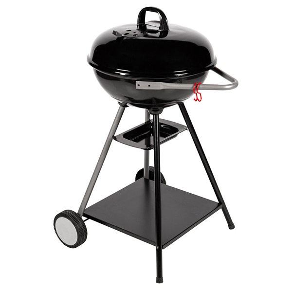 BARBECUE BRIGHTON - CUVE ET COUVERCLE DE CUISSON EN ACIER EMAILLE DIAM. 46 CM